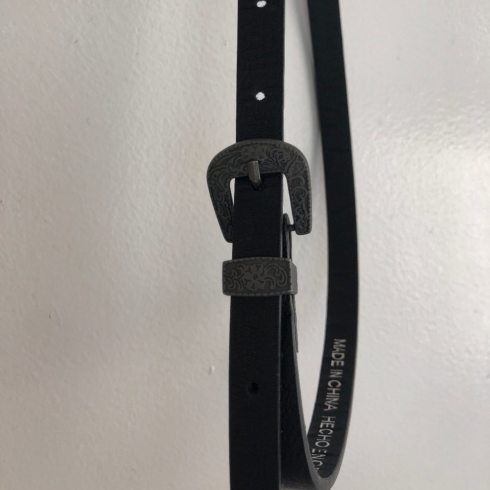 Western Skinny Belt
